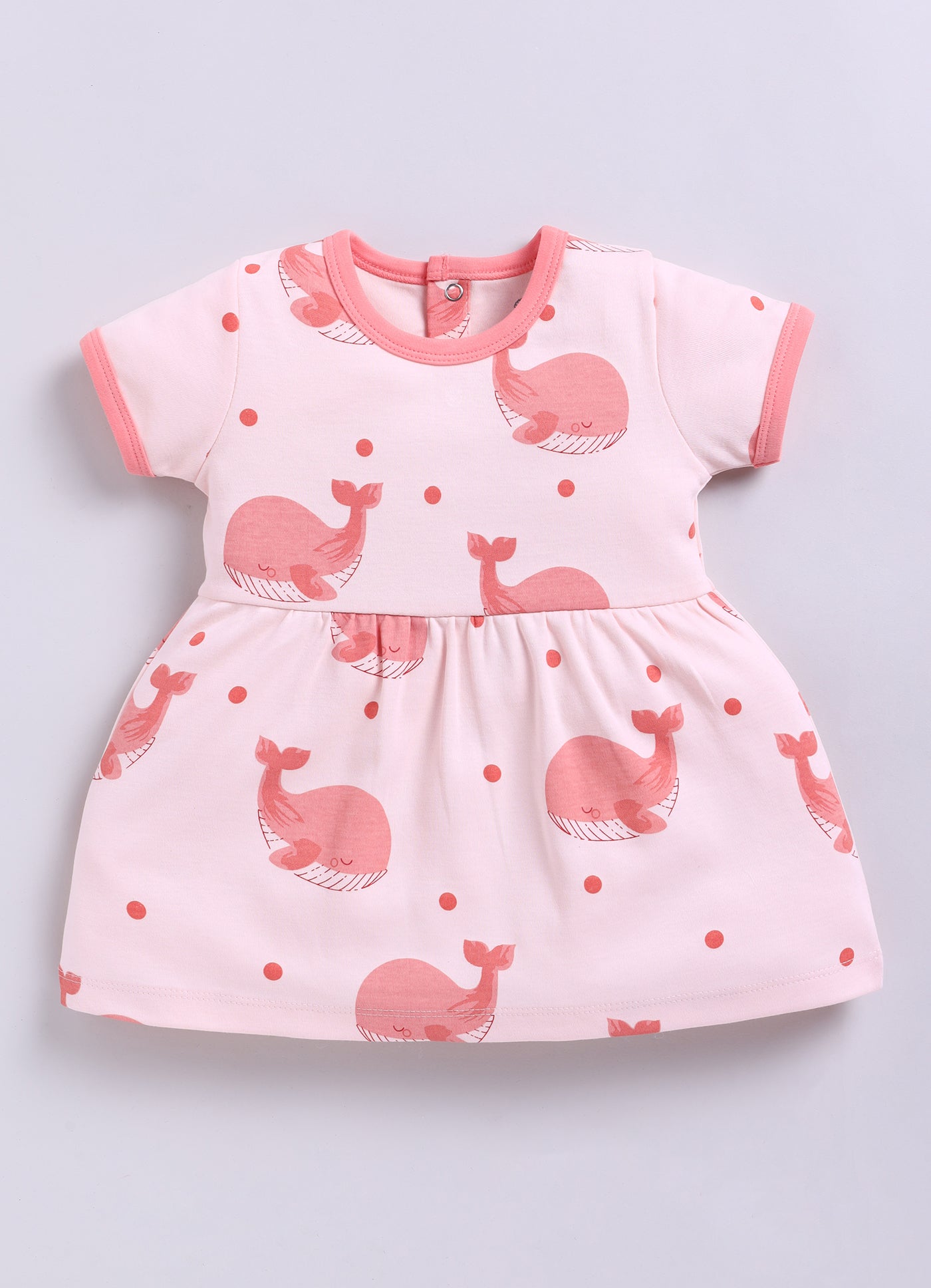 Frock – Salmon & Pink