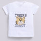 Cute Tiger Designed Baby Boy Half T Shirt & Short Set-LIME YELLOW
