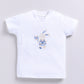 Baby Boy Bunny Half T-Shirt and Polka Dot Shorts Set-Sky