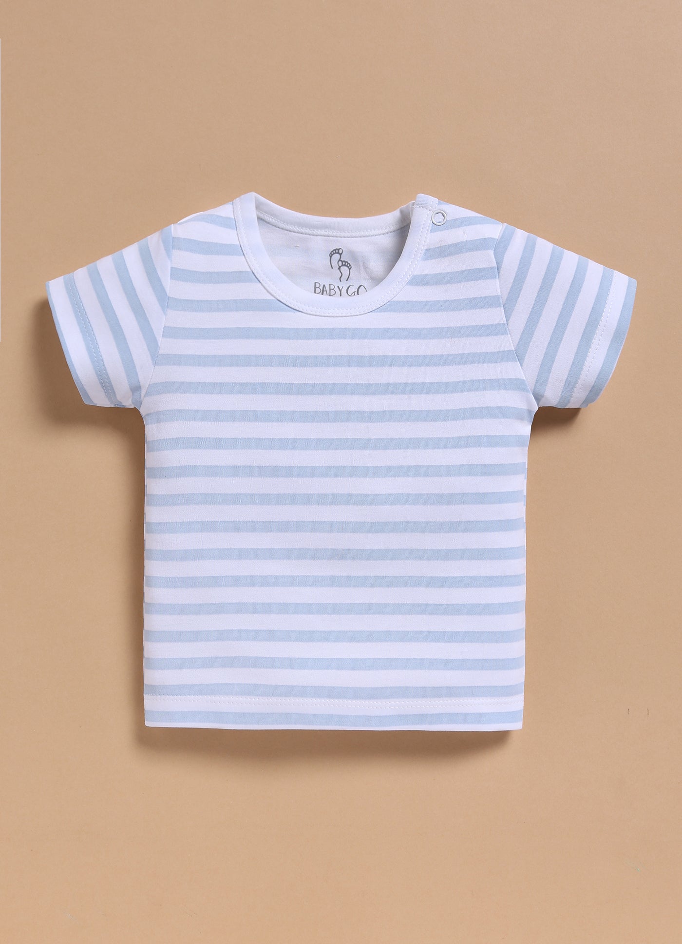Half Sleeve Dungaree for Boys – Sky Blue Cute Tiger