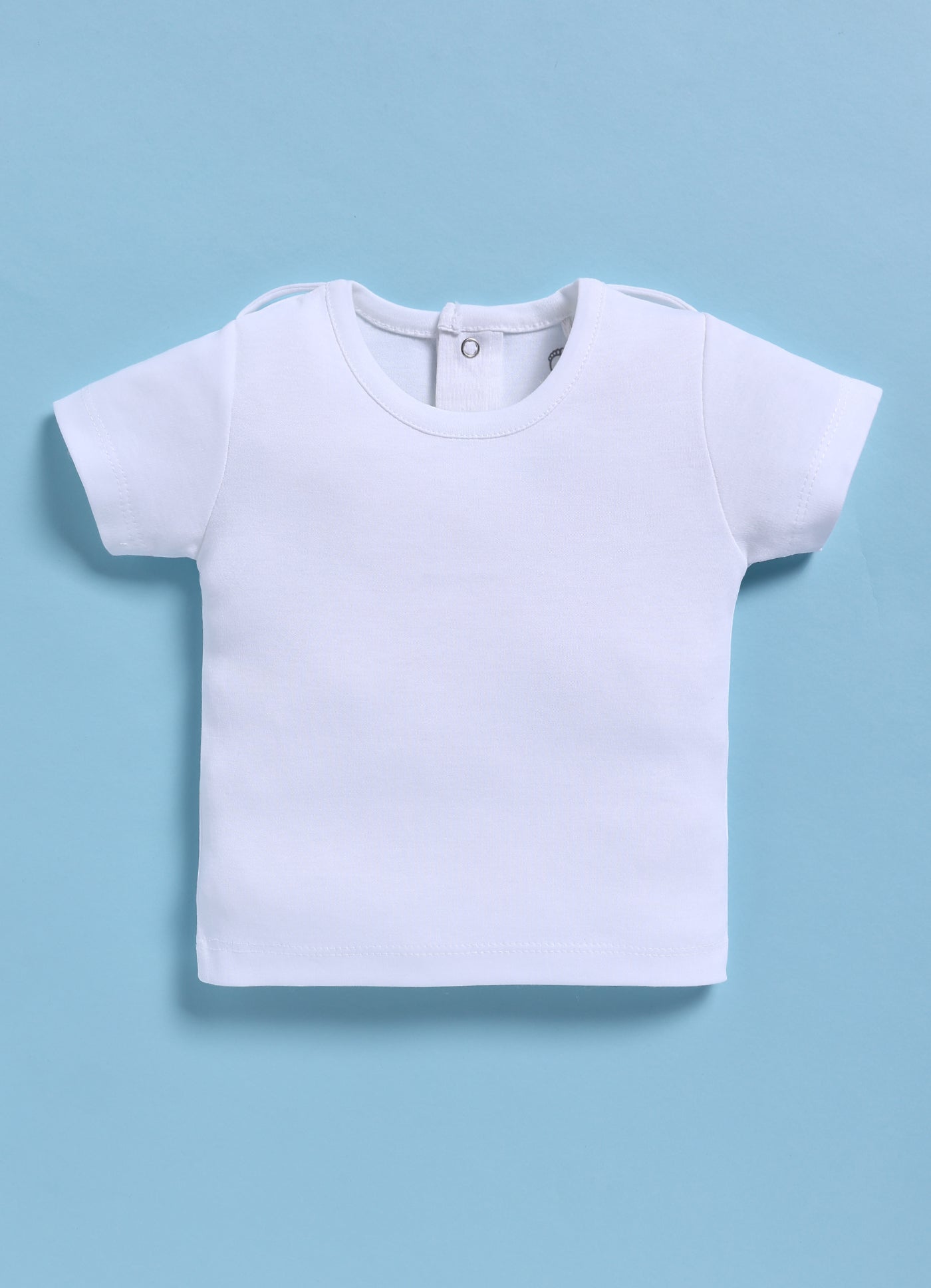 Half Sleeve Dungaree for Boys - Beige Hello World