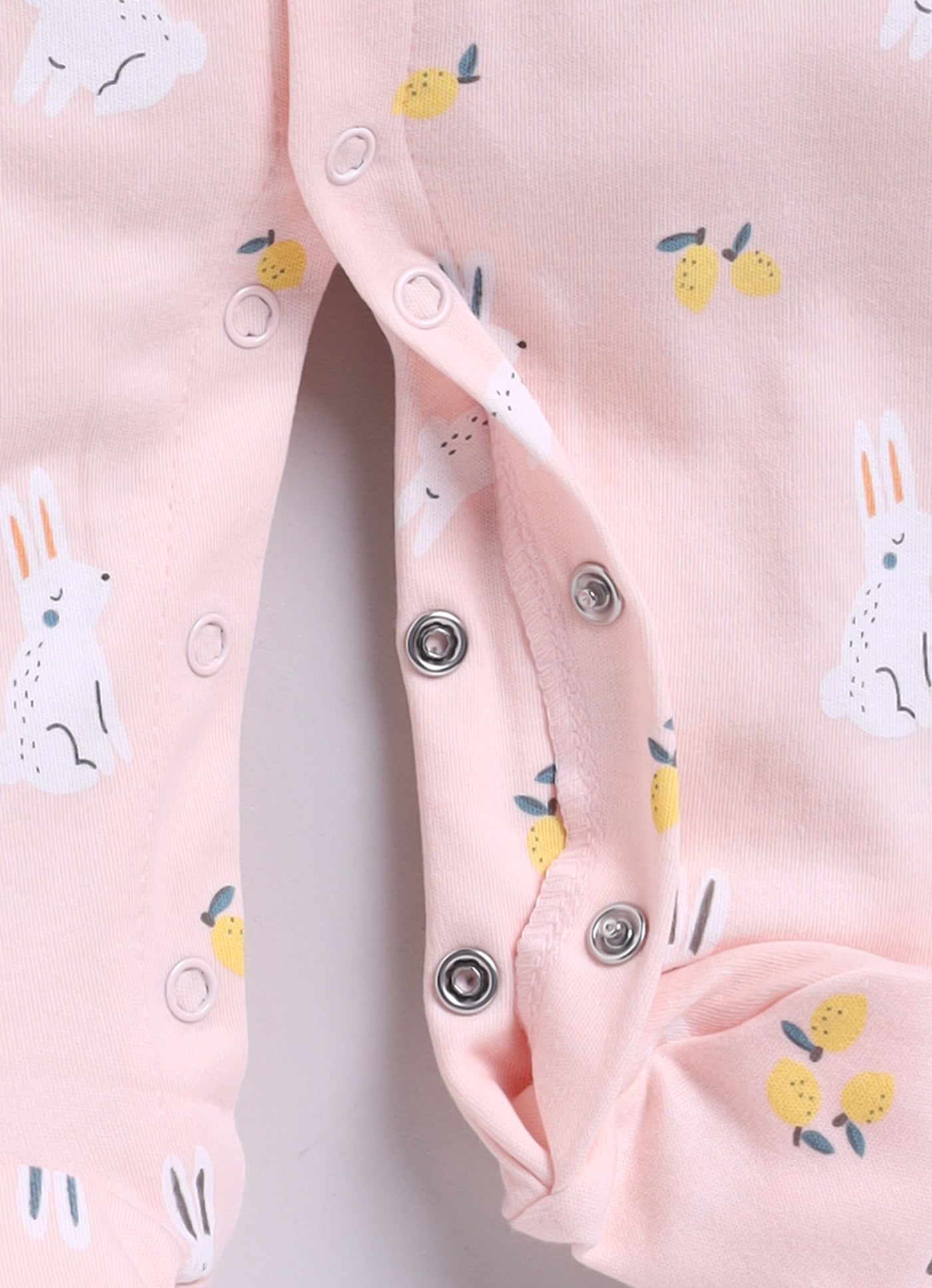 Full Sleeve Romper for Girls - Rose