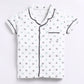 Printed Half Sleeves Baby Boy Night Suit-OLIVE