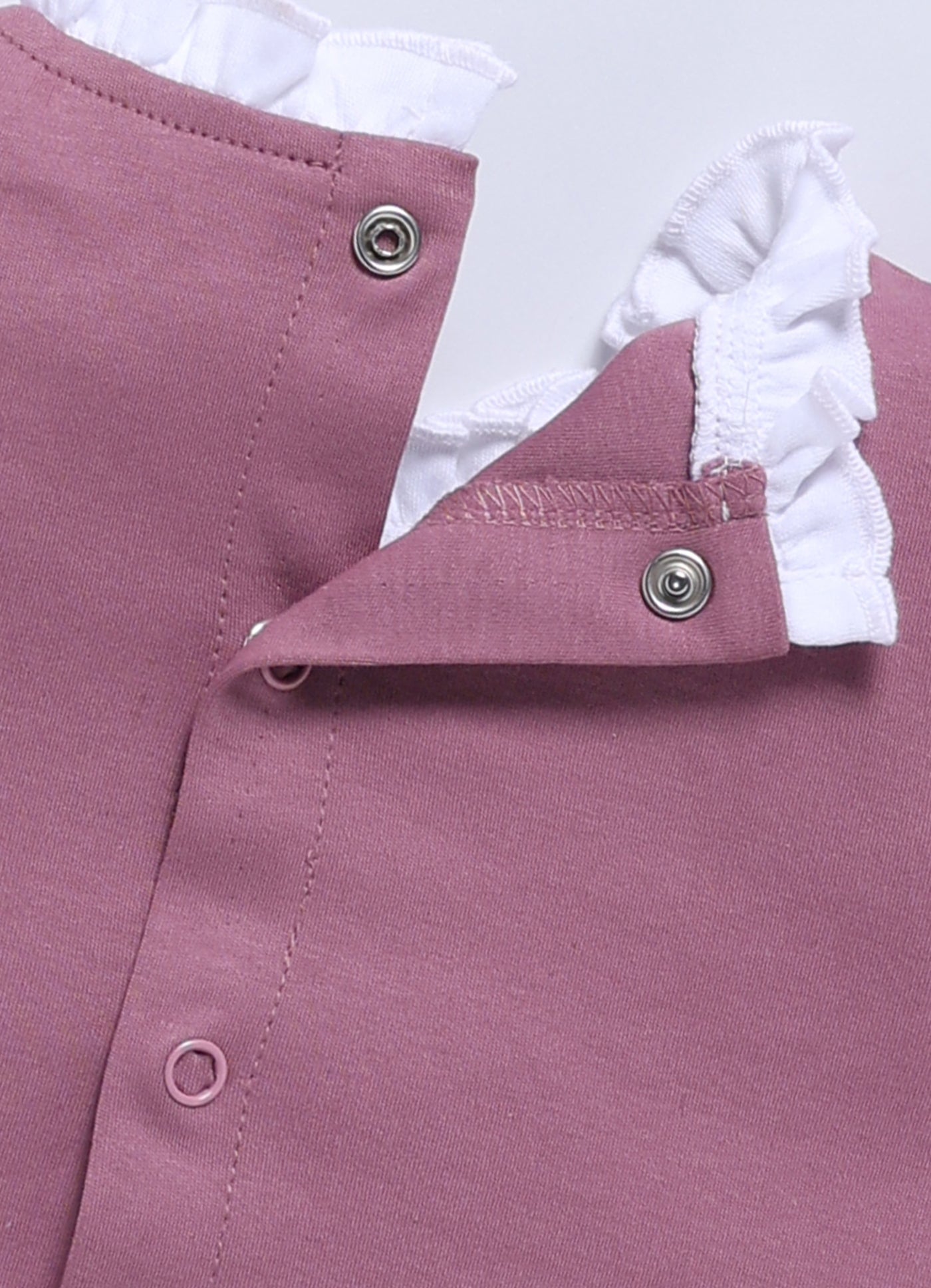 Half-Sleeve Romper for Girls – Purple Mauve So Sweet!