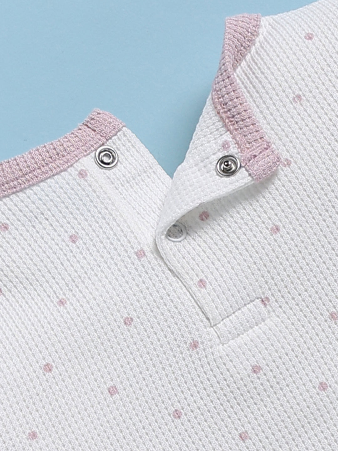 Frock – White Purple Bunny Family