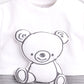 Baby boy casual wear printed romper-GREY