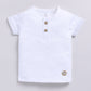 Baby Boy Little Explorer Half T Shirt & Short Set-Gray