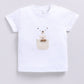 Baby Bear Cotton Baby Boy Half T Shirt & Short Set-SKY