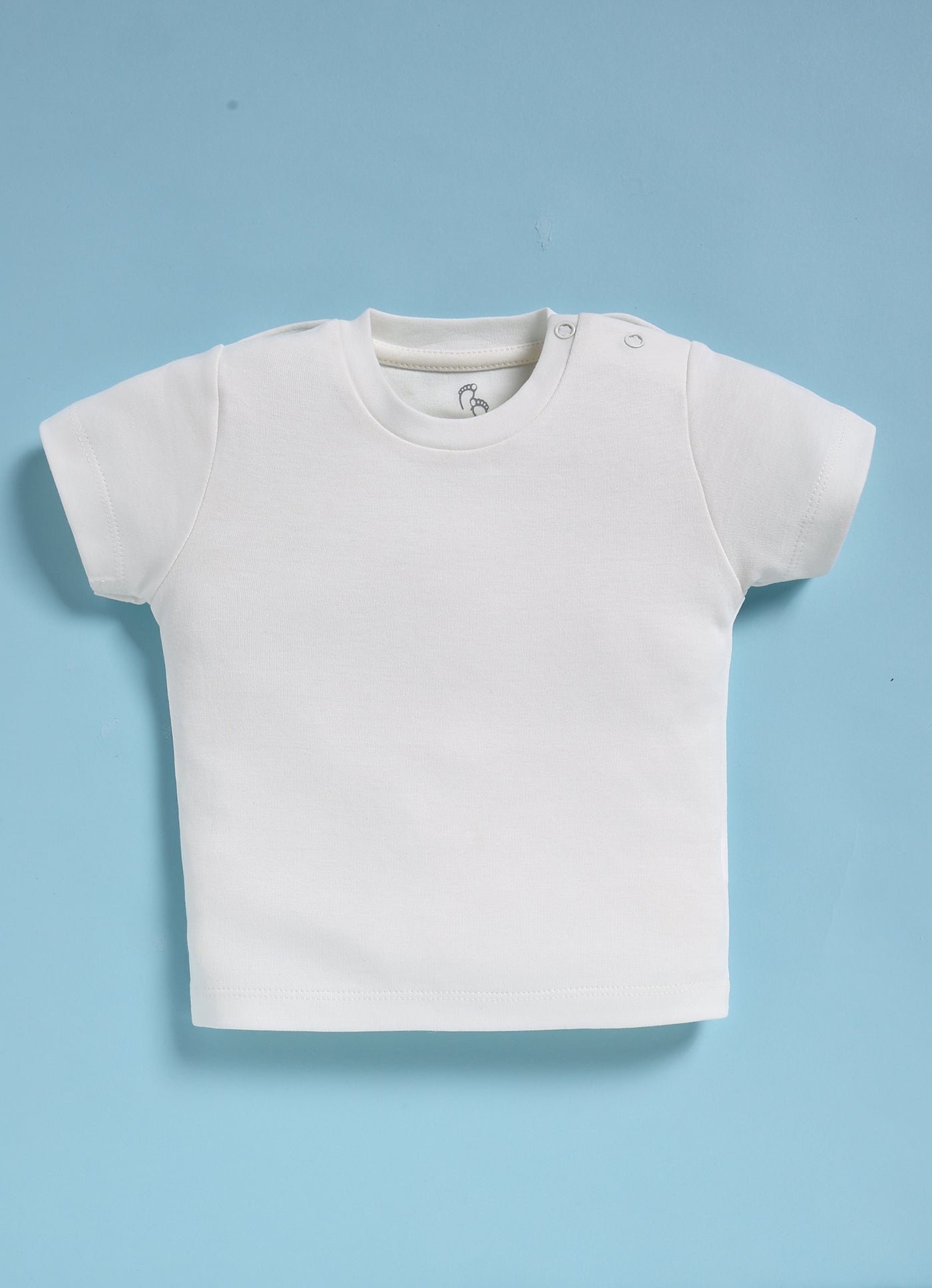 Half Sleeve Dungaree for Boys – Cream Happy Bunny