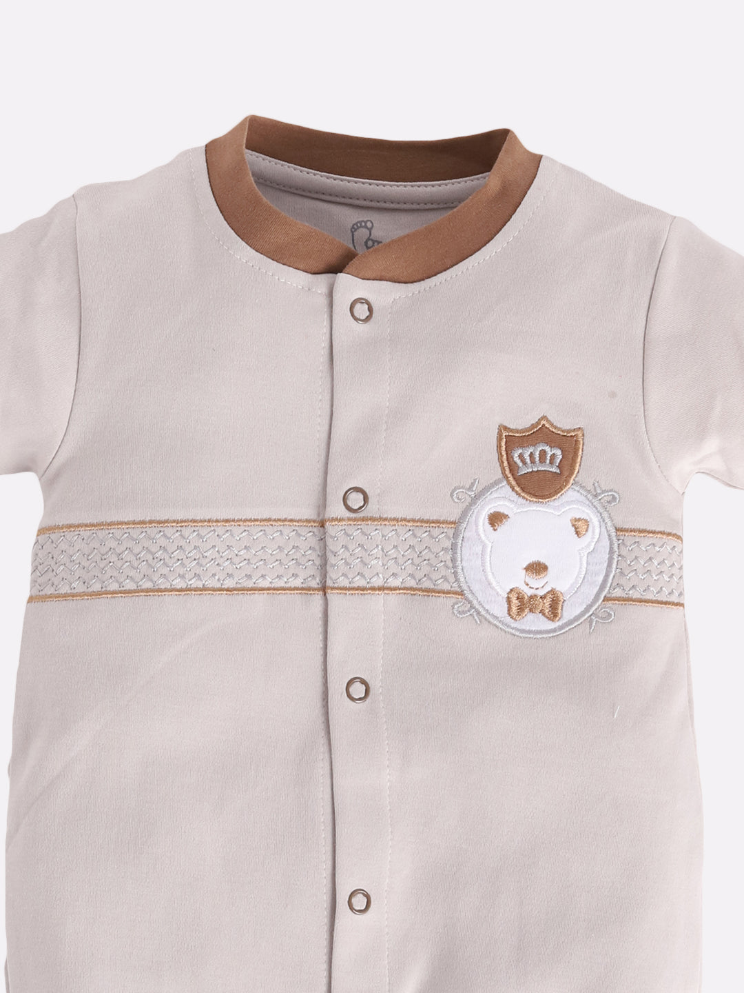 Half Sleeves Round neck Romper/Summer clothes/Creeper/new born/infent wear/ for Baby Boys 100% Pure Cotton-GRAY
