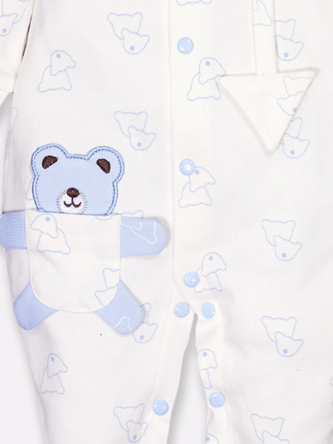 Designer Rompers for Baby Boys WHITE