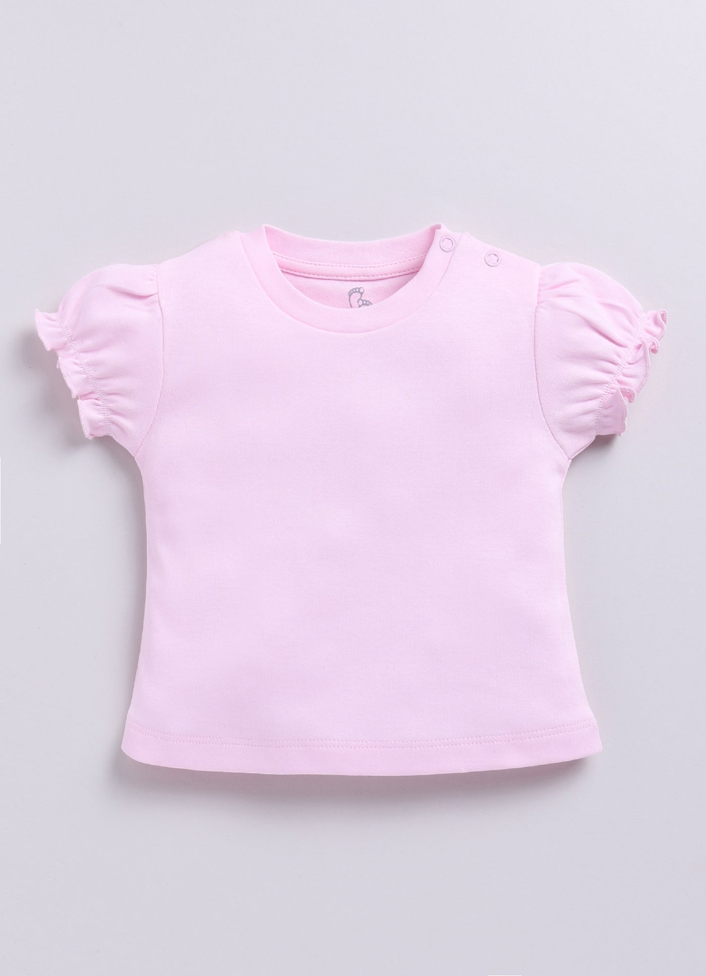 Baby Girl Floral Print Pinafore Dress with Layered Top-PINK