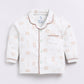 Baby Boy Comfy Full Sleeve Night Suit-OFF White