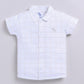 Baby Boy Checked T Shirt & Short-BEIGE
