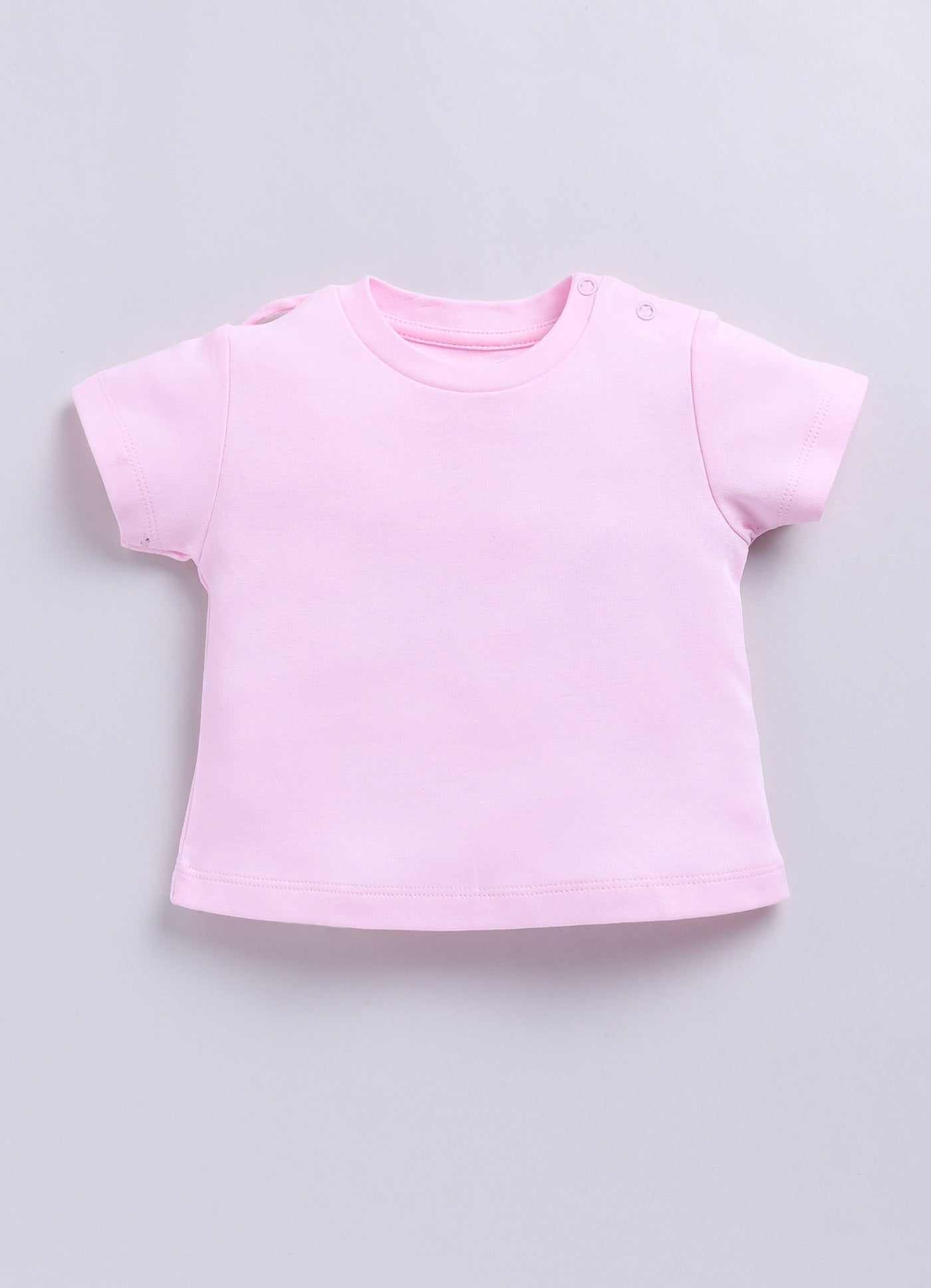 Baby Girl Floral Pinafore Dress with Cute Pockets-PINK