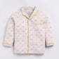 Playful Printed Baby Boy Night Suit-BEIGE