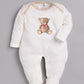 BABY GO Full Sleeve Romper For Baby Boys BROWN