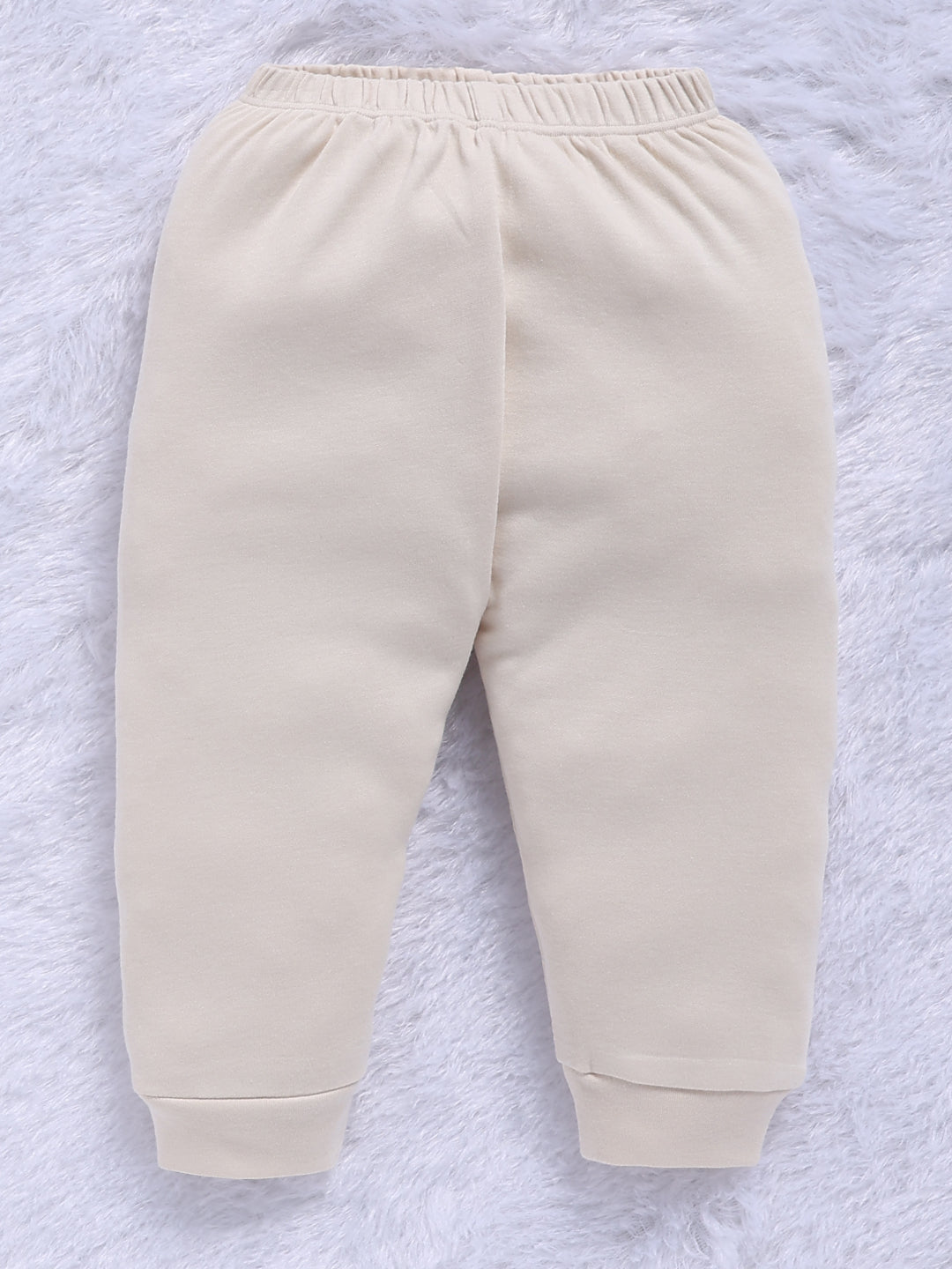 Top & Bottom for Boys - Cream Train Graphic Polo