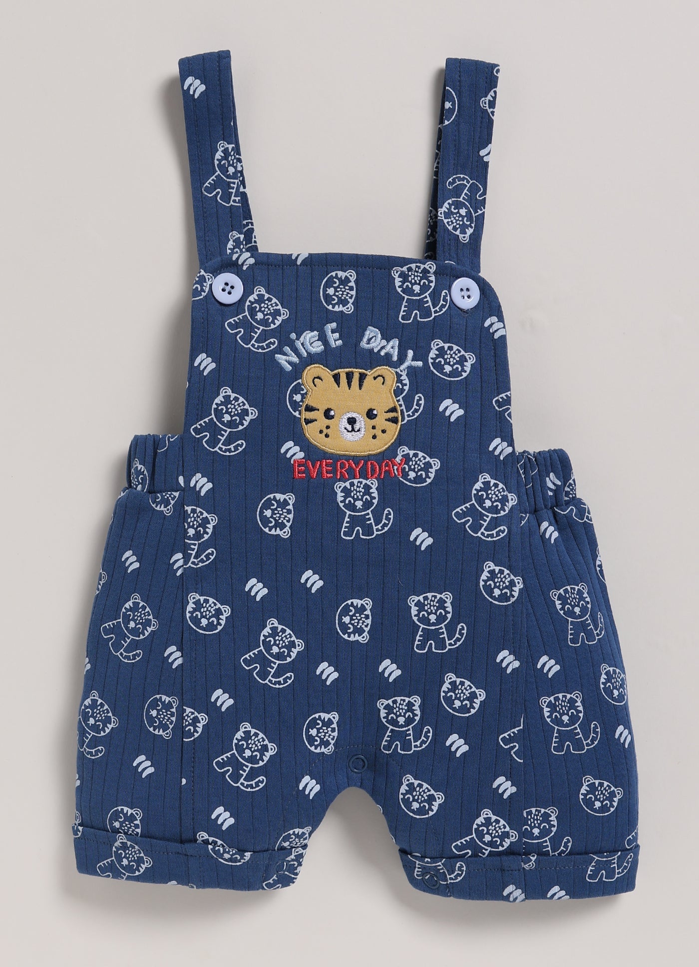 Half Sleeve Dungaree for Boys – Navy Blue Nice Day Everyday