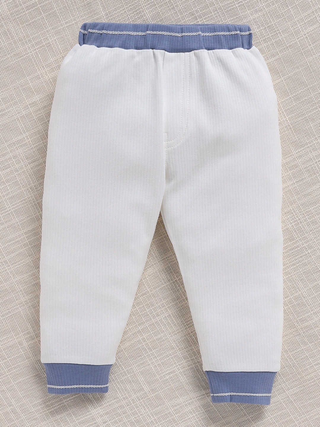 Top & Bottom for Boys - Blue Bear Patch Varsity
