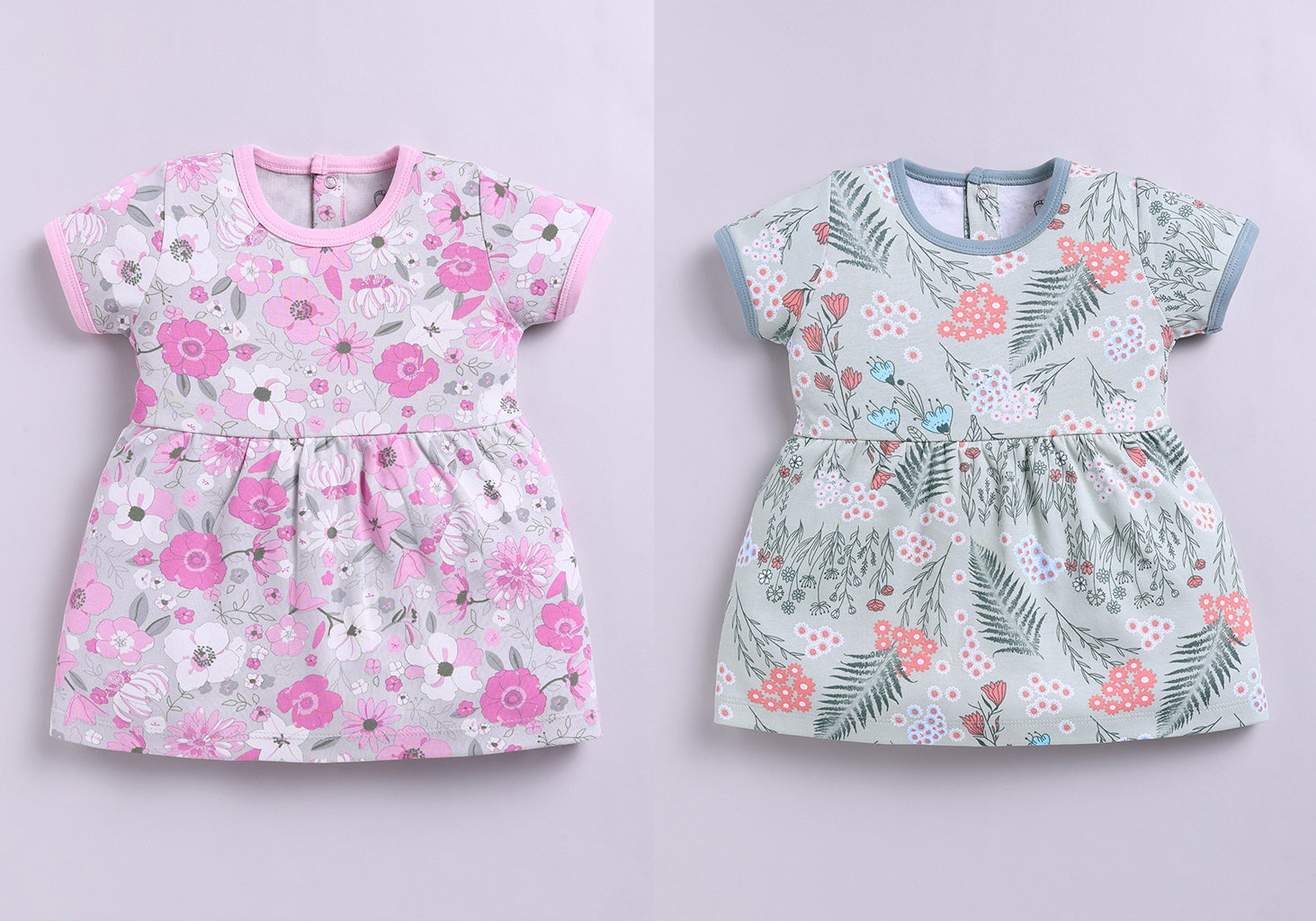 Frock – Pink & Sage