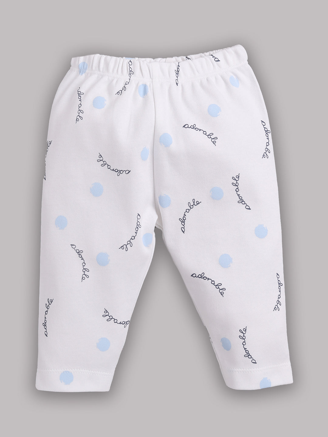 BABY GO unisex-baby Cotton Pyjamas WHITE