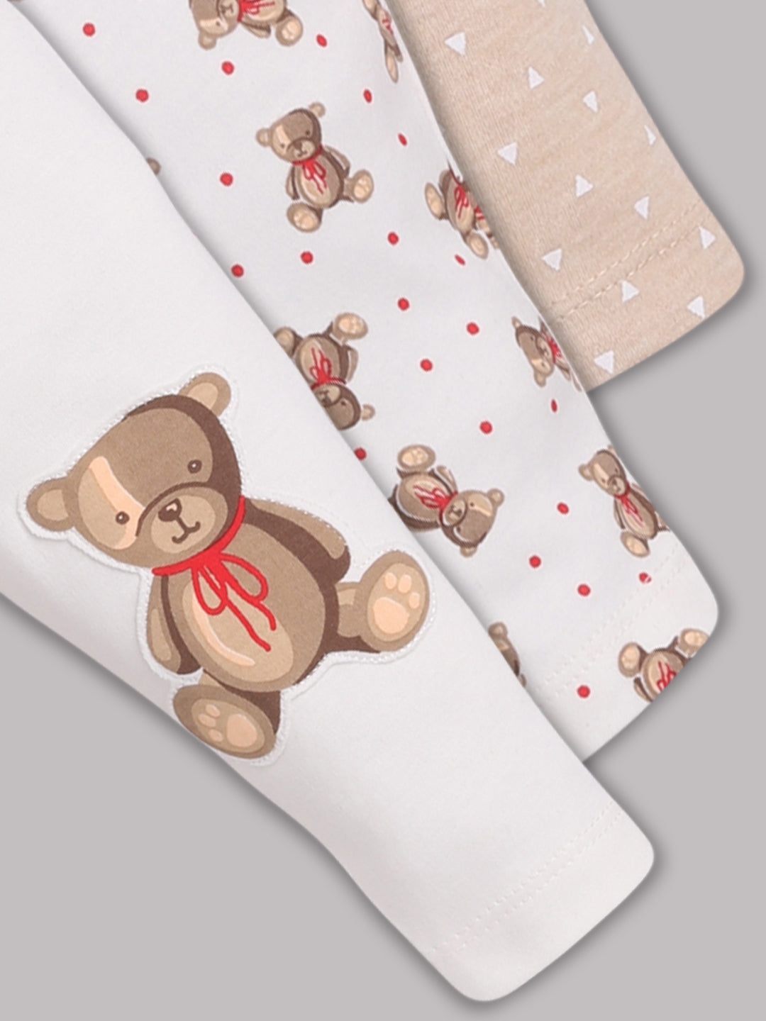 BABY GO unisex-baby Cotton Pyjamas BEIGE