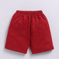 Striped Summer Baby Boy Half T Shirt & Short Set- Red