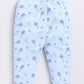 Playful Printed Half Sleeves Baby Boy Night Suit-BLUE