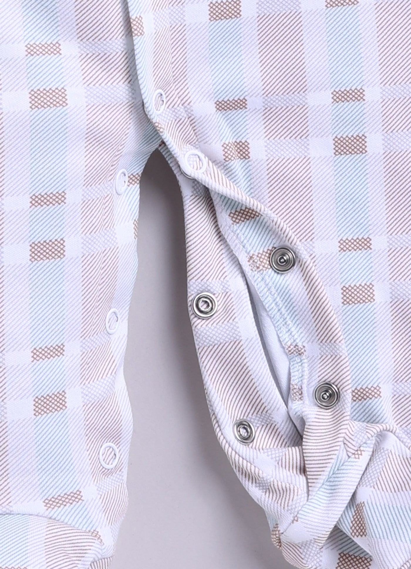 Full Sleeve Romper for Boys - Tan