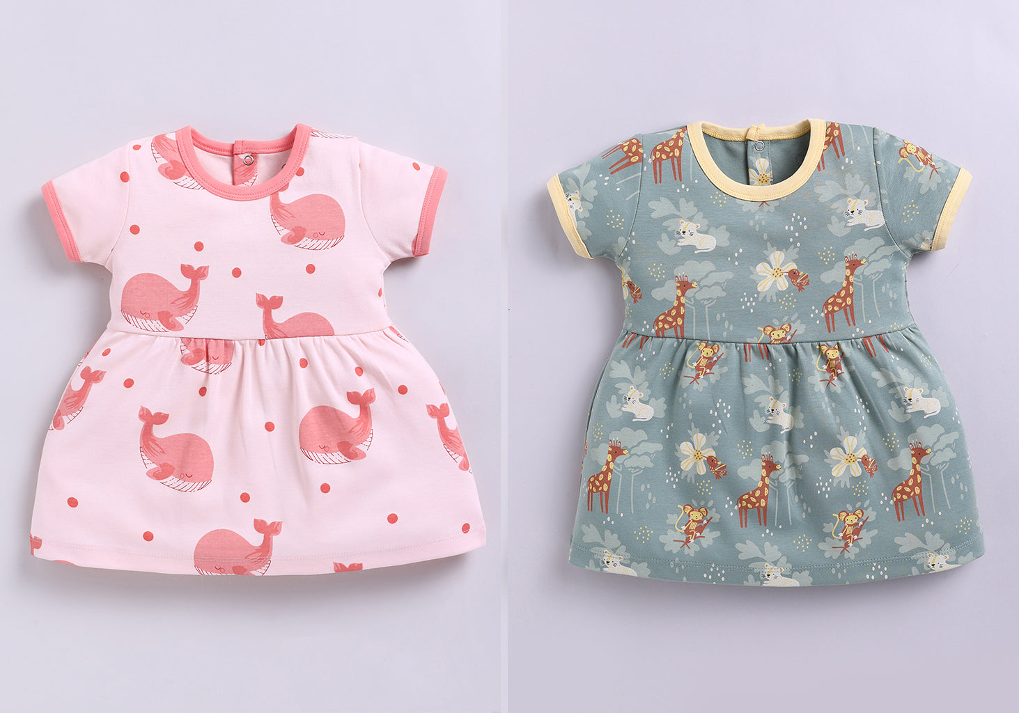 Frock – Salmon & Olive