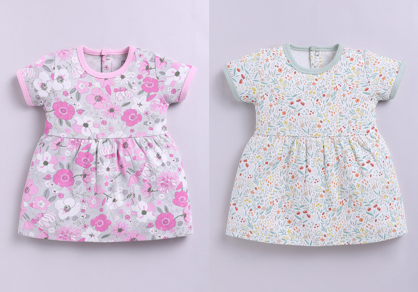 Frock – Mint & Pink