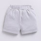 Baby Boy Bunny Half T-Shirt and Polka Dot Shorts Set-Pista Green