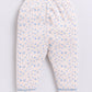 Star Print Baby Boy Half Sleeves Night Suit-BEIGE