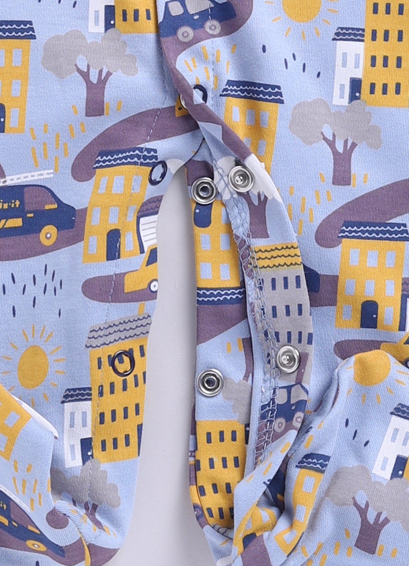 Full Sleeve Romper for Boys - Yellow