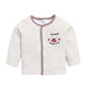 Baby Boys & Baby Girls Printed Pure Cotton T Shirt  (White, Pack of 3)