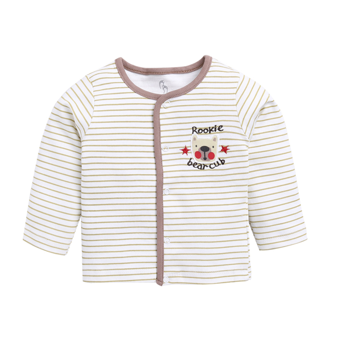 Baby Boys & Baby Girls Printed Pure Cotton T Shirt  (White, Pack of 3)