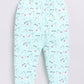 Cherry Printed Baby Girl Night Suit-LIGHT GREEN