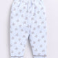 Bear Printed Baby Girl Half Sleeves Night Suit-PINK