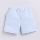 Baby Boy Solid Color T Shirt & Short-SKY