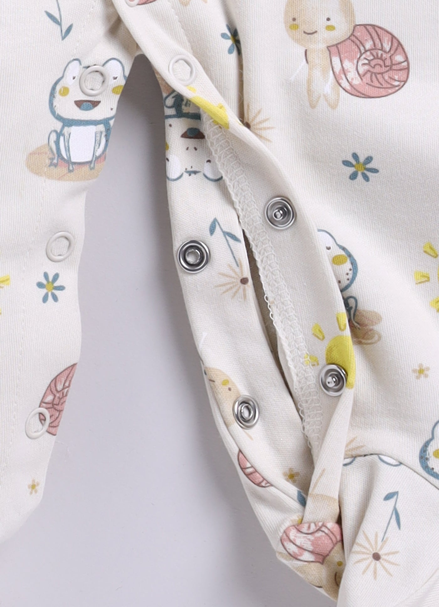 Full Sleeve Romper for Boys - Beige