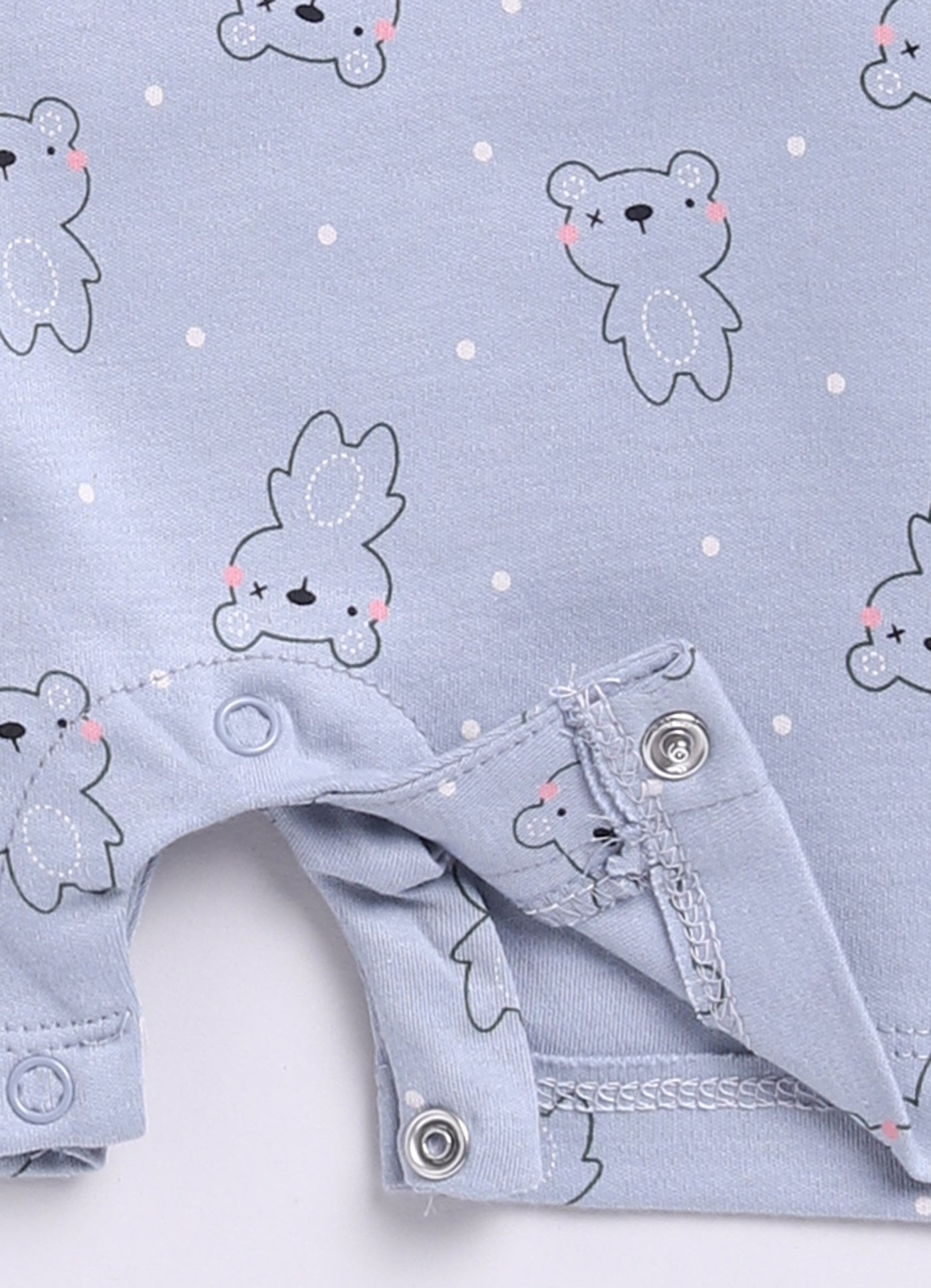 Half Sleeve Romper for Boys - Slate Grey