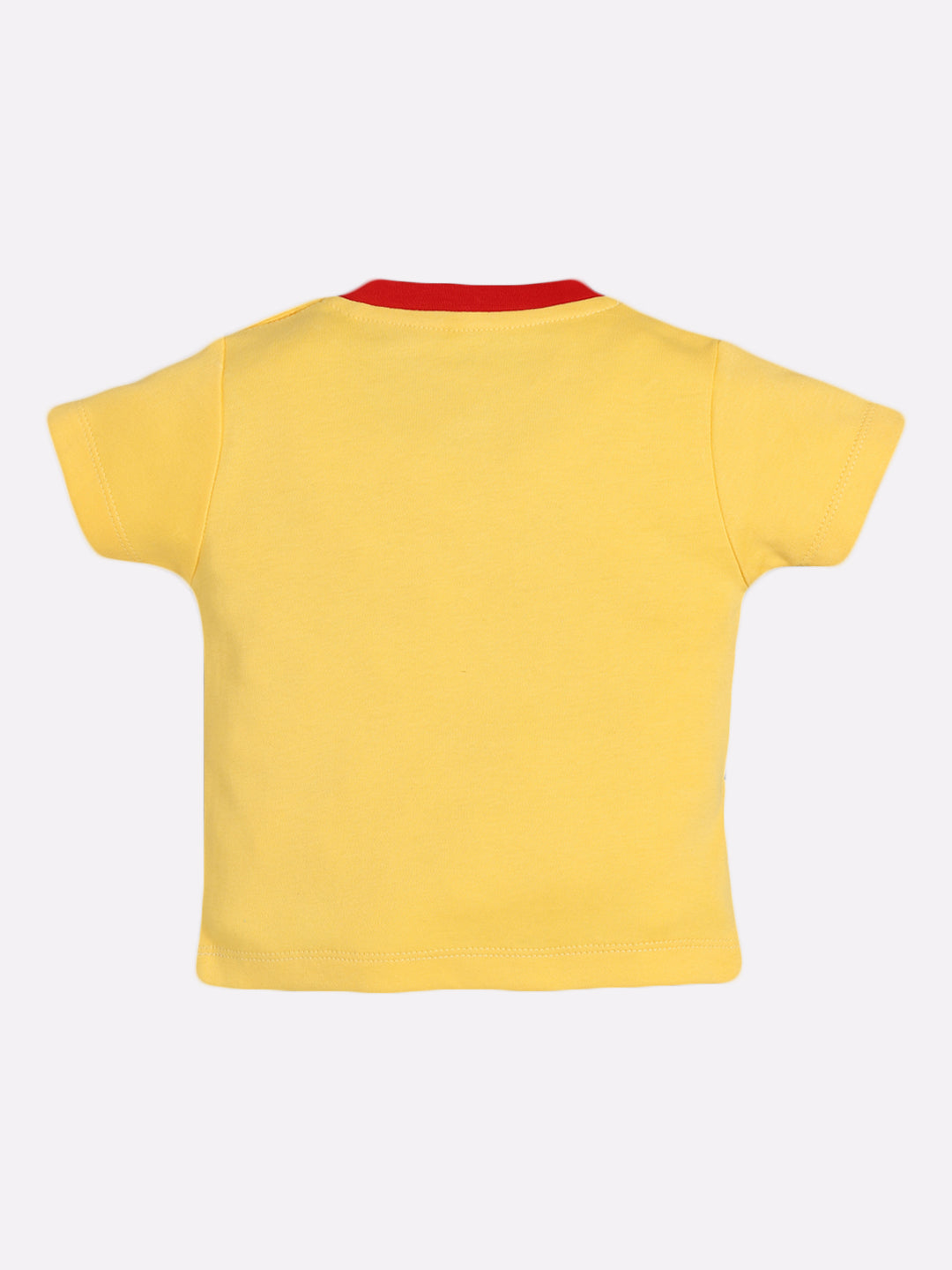 T-shirt and Shorts Set for Baby Boys 100% pure cotton-YELLOW