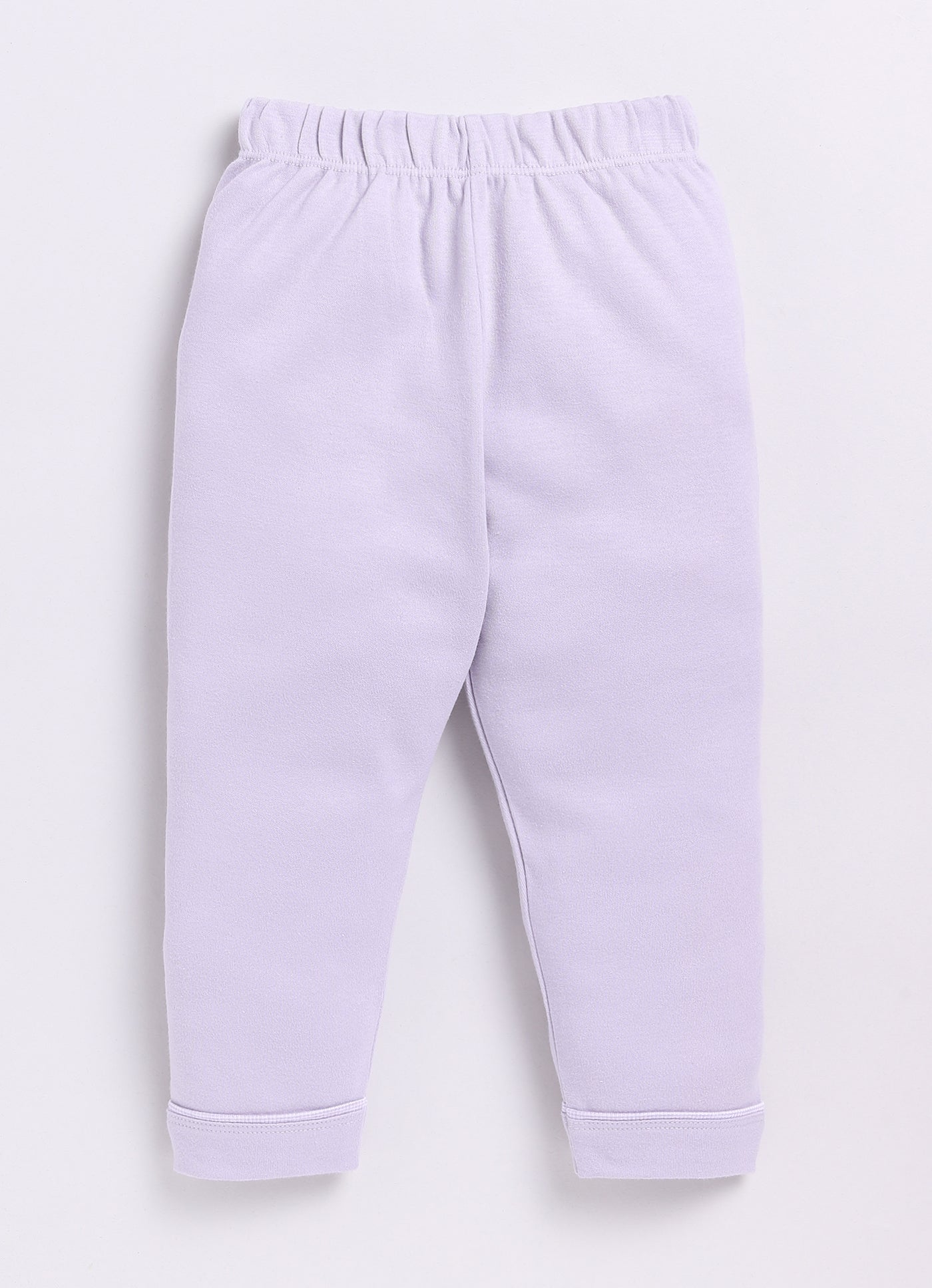 Baby Boy Solid Full Sleeve Night Suit-LAVENDER