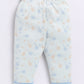 Playful Printed Half Sleeves Baby Boy Night Suit-OLIVE
