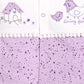 BABY GO 100% Pure Cotton Full Sleeves Rompers/Bodysuit/Sleepsuit for Baby Girls- PURPLE