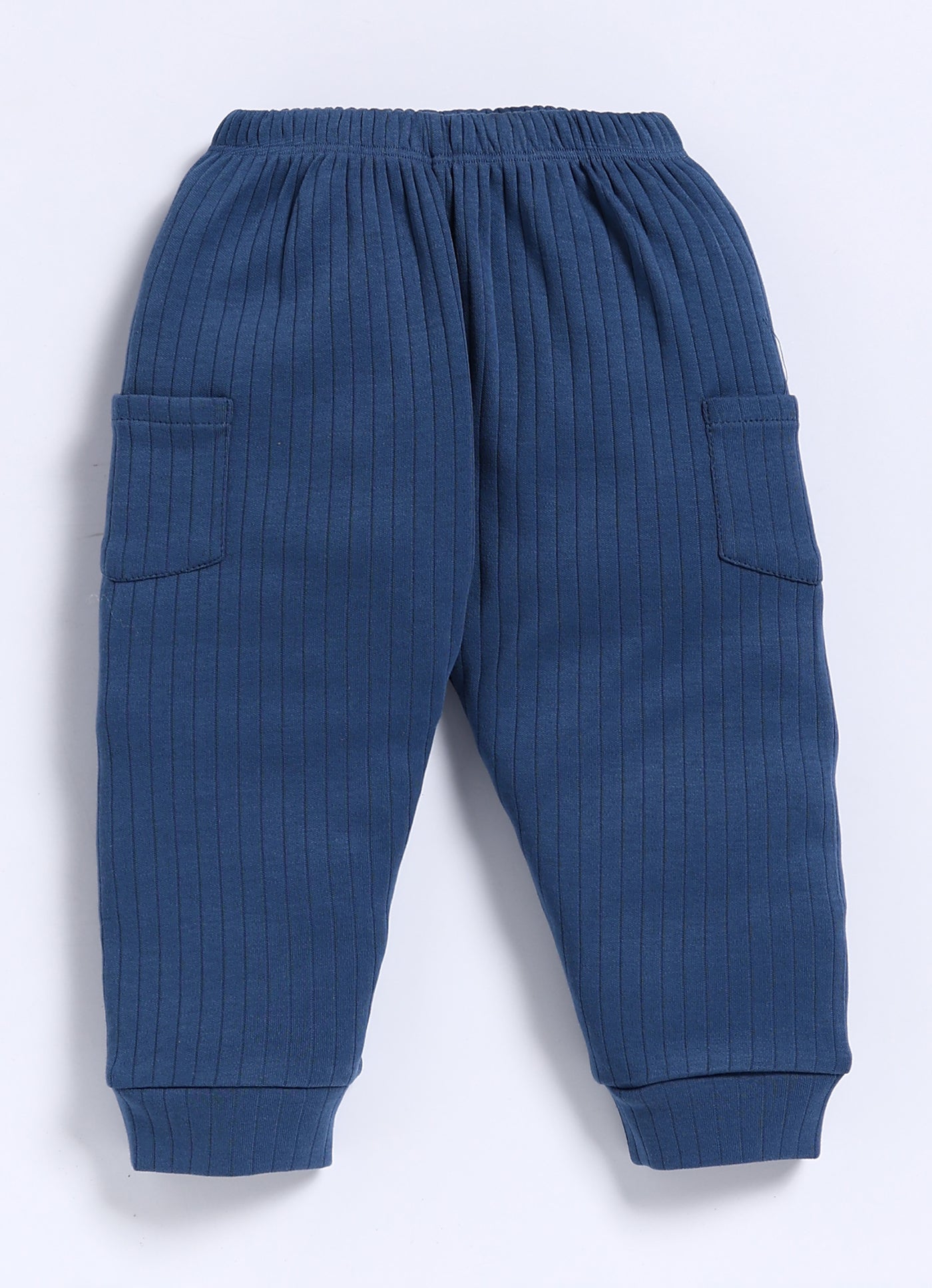 Full-Sleeve Top & Bottom Set for Boys – Navy Blue Good Things