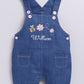Baby Girl Willove Flutter Sleeve Dungaree-Blue Denim