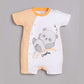 Half Sleeves Round neck Romper/Summer clothes/Creeper/new born/infent wear/ for Baby Boys 100% Pure Cotton-LEMON