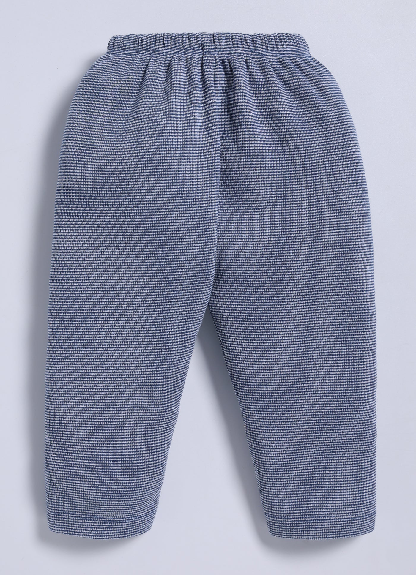 Full-Sleeve Top & Bottom Set for Boys – Navy Blue Buttoned